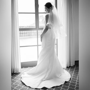 Wedding dresses, worn once of course, bought from the amsale store in NYC